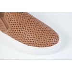 Tênis Slip On em Couro Atanado Caramelo Ref. 09111.09951