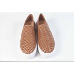 Tênis Slip On em Couro Atanado Caramelo Ref. 09111.09951