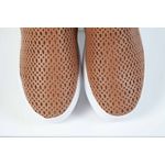 Tênis Slip On em Couro Atanado Caramelo Ref. 09111.09951