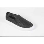 Tênis Slip On em Couro Atanado Preto Ref. 09111.09951