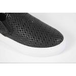 Tênis Slip On em Couro Atanado Preto Ref. 09111.09951