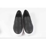 Tênis Slip On em Couro Atanado Preto Ref. 09111.09951