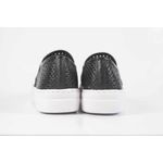 Tênis Slip On em Couro Atanado Preto Ref. 09111.09951