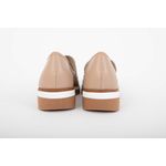 Sapato Oxford em Couro Nude Ref. 09902.09972