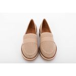 Sapato Oxford em Couro Nude Ref. 09902.09972