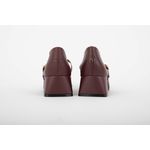 Sapato em Couro Atanado Bordo Ref. 09422.09992