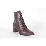 Bota Feminina Bico Fino Chocolate Ref. 09241.09991 