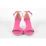 Sandália Salto Médio Fino Rosa Pink Ref. 09111.09951