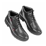 Bota Masculina de Couro Snow Preto REF. 09992.09993