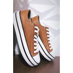 Tenis Couro Floater Caramelo Ref. 09951.09922