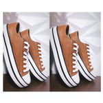 Tenis Couro Floater Caramelo Ref. 09951.09922