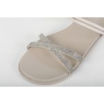 Rasteira Improviso Strass Off White Ref. 0998.09911