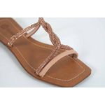 Rasteira Feminina Alça Trançada Mestiço Quartzo Ref. 0949.09431