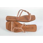 Rasteira Feminina Alça Trançada Mestiço Quartzo Ref. 0949.09431
