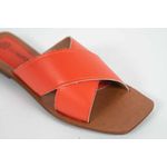 Rasteira Tira Dupla Mestiço Laranja Ref. 0938.09911