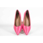 Scarpin Salto Bloco Ava Rosa Flamingo Ref. 09401.09941 