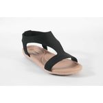 Sandália Rasteira Confort Neoprene Preto Ref. 09941.09412