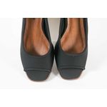 Salto Peep Toe Neoprene Preto Ref. 09971.09942