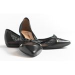 Sapatilha Cristal Preto Bico Fino Ref. 09111.09951