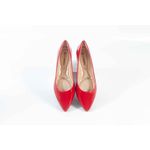 Sapatilha Lisa Vermelho Verniz Bico Fino Ref. 0967.09901