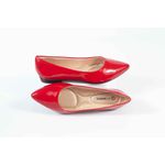 Sapatilha Lisa Vermelho Verniz Bico Fino Ref. 0967.09901