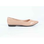Sapatilha Lisa Verniz Nude Bico fino Ref. 0967.09901