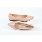 Sapatilha Lisa Verniz Nude Bico fino Ref. 0967.09901