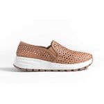 Tênis Feminino Couro Caramelo Ref. 09111.09951