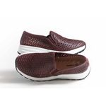 Tênis Feminino Couro Bordo Ref. 09111.09951