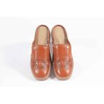 Tênis Mule Couro London Conhaque Ref. 09931.09991