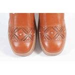 Tênis Mule Couro London Conhaque Ref. 09931.09991