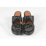 Tamanco Tratorada Alça em Laço Preto Ref. 09951.09422
