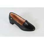 Sapato Salto Bloco Baixo Preto Ref. 09521.09971