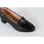 Sapato Salto Bloco Baixo Preto Ref. 09521.09971