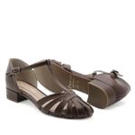 Sandália Baixa Couro Grimaud Chocolate
