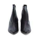 Bota Bico Fino Couro Louvre Preta
