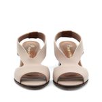 Sandália Salto Médio Neoprene Nuage Nude