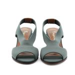 Sandália Salto Médio Neoprene Nuage Verde
