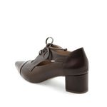 Bota Bico Fino Couro Occitanie Chocolate