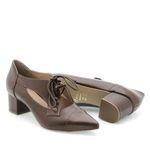 Bota Bico Fino Couro Occitanie Chocolate