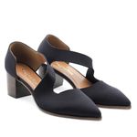 Scarpin Salto Médio Neoprene Paix Preto