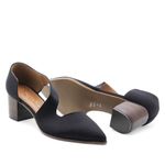 Scarpin Salto Médio Neoprene Paix Preto