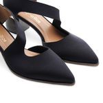 Scarpin Salto Médio Neoprene Paix Preto