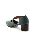 Scarpin Salto Médio Neoprene Paix Verde
