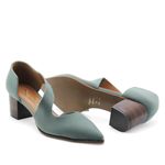 Scarpin Salto Médio Neoprene Paix Verde