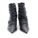 Bota Bico Fino Couro Vosges Preto