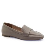 Mocassim Couro Tarbes Taupe 