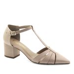 Scarpin Couro Fayence Nude