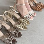Sandália Média Tiras Couro Saint-Tropez Prata Velho