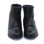 Bota Cano Baixo Saint-Paul Couro Preto 